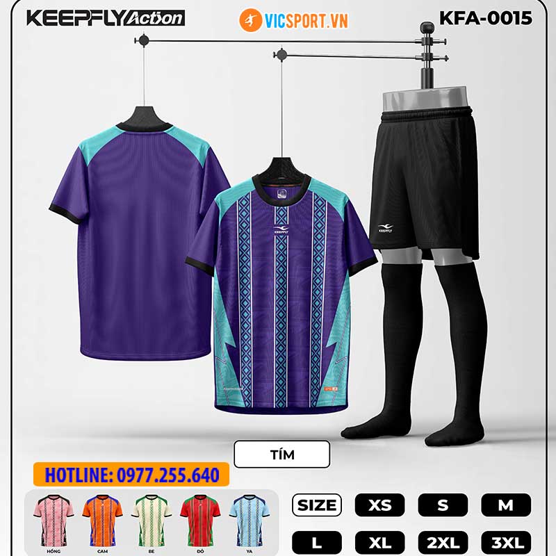 Áo đá banh thiết kế Keepfly KFA 0015 - Hình ảnh 6