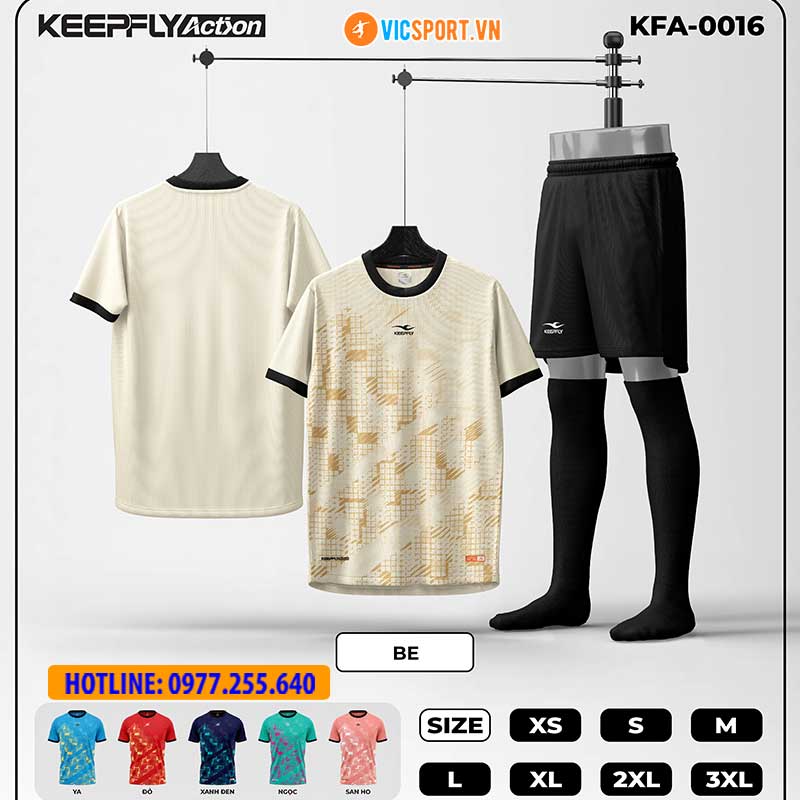 Áo đá banh thiết kế Keepfly KFA 0016 - Hình ảnh 5