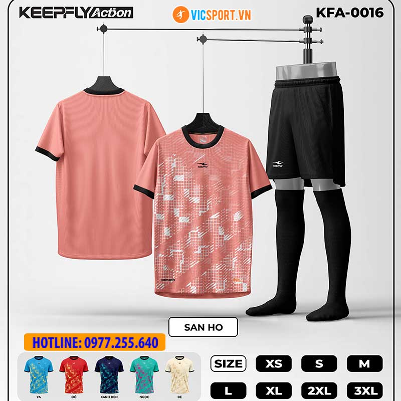 Áo đá banh thiết kế Keepfly KFA 0016