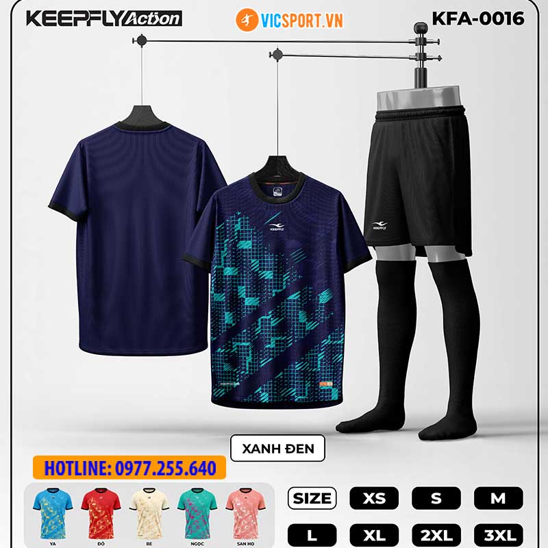 Áo đá banh thiết kế Keepfly KFA 0016 - Hình ảnh 4