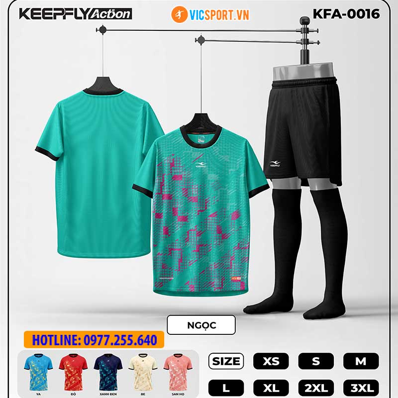 Áo đá banh thiết kế Keepfly KFA 0016 - Hình ảnh 6