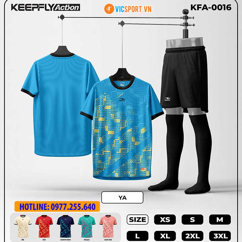Áo đá banh thiết kế Keepfly KFA 0016 - Hình ảnh 3