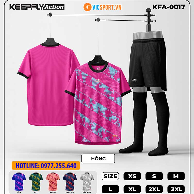 Áo đá banh thiết kế Keepfly KFA 0017 - Hình ảnh 4