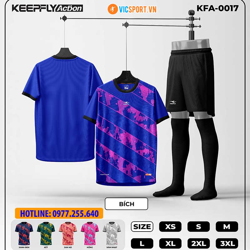 Áo đá banh thiết kế Keepfly KFA 0017 - Hình ảnh 7