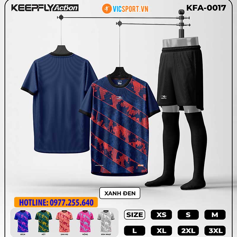 Áo đá banh thiết kế Keepfly KFA 0017 - Hình ảnh 6