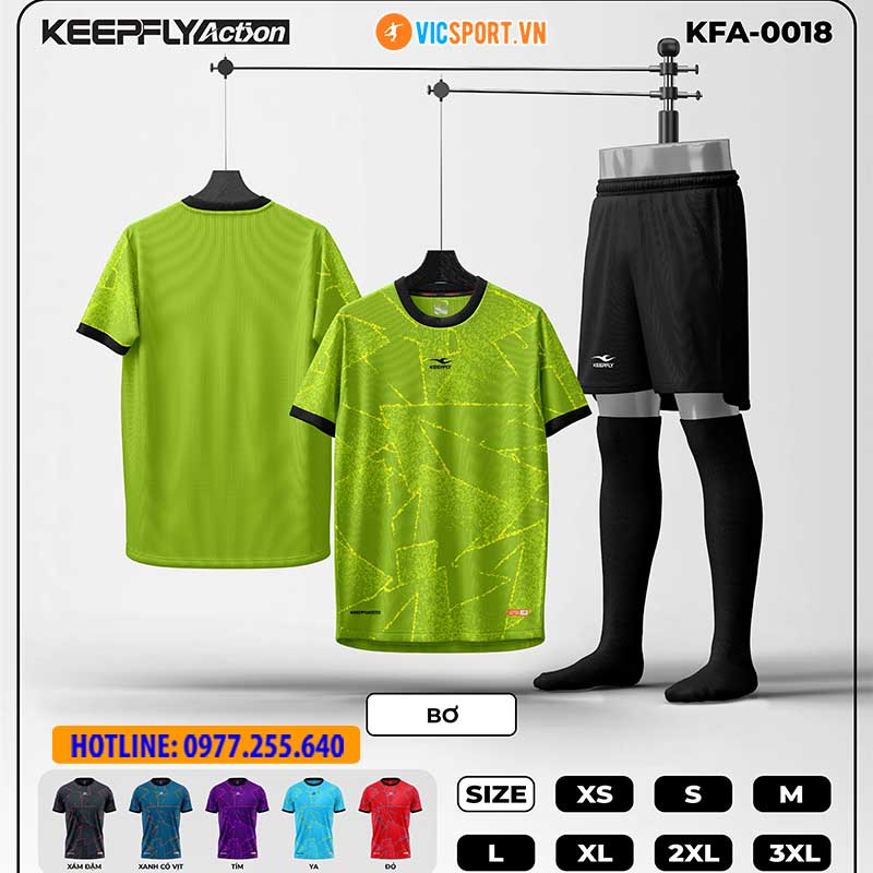 Áo đá banh thiết kế Keepfly KFA 0018 - Hình ảnh 7