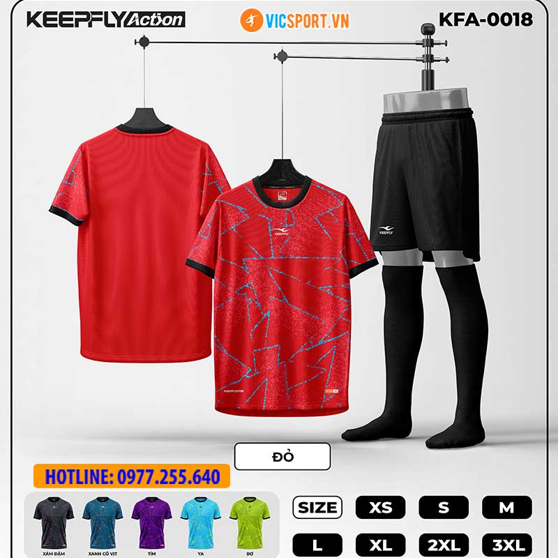 Áo đá banh thiết kế Keepfly KFA 0018 - Hình ảnh 3
