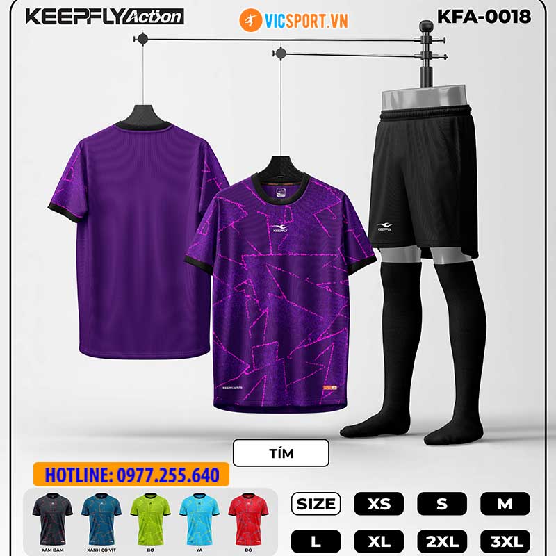 Áo đá banh thiết kế Keepfly KFA 0018 - Hình ảnh 8