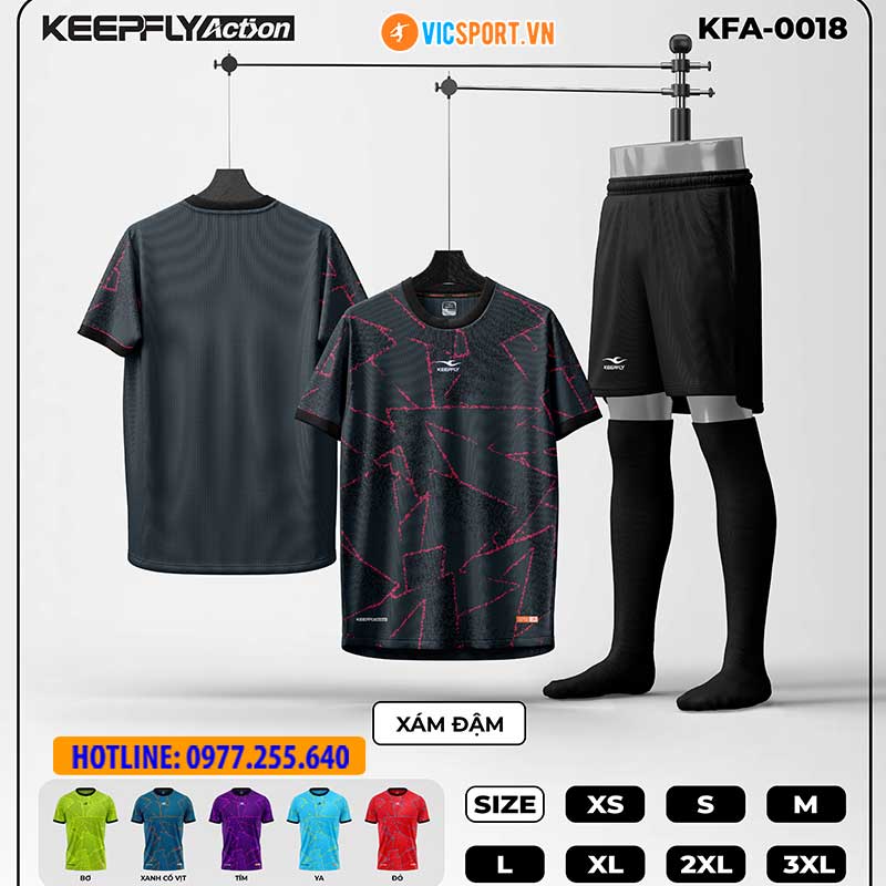Áo đá banh thiết kế Keepfly KFA 0018 - Hình ảnh 4