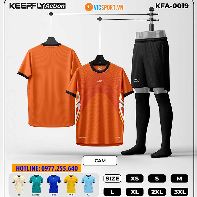 Áo đá banh thiết kế Keepfly KFA 0019 - Hình ảnh 6