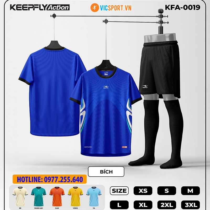 Áo đá banh thiết kế Keepfly KFA 0019 - Hình ảnh 7