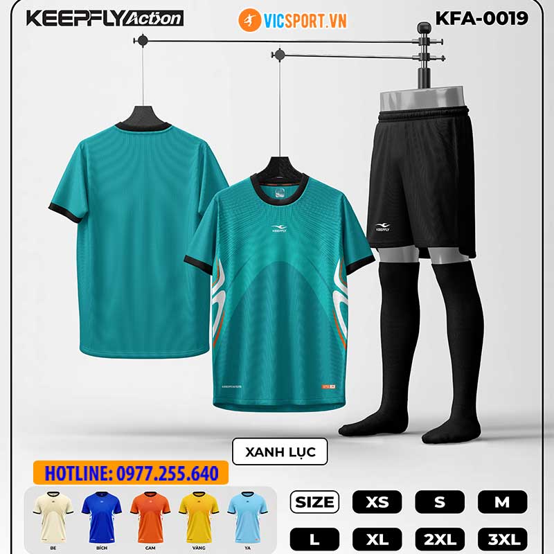 Áo đá banh thiết kế Keepfly KFA 0019 - Hình ảnh 4