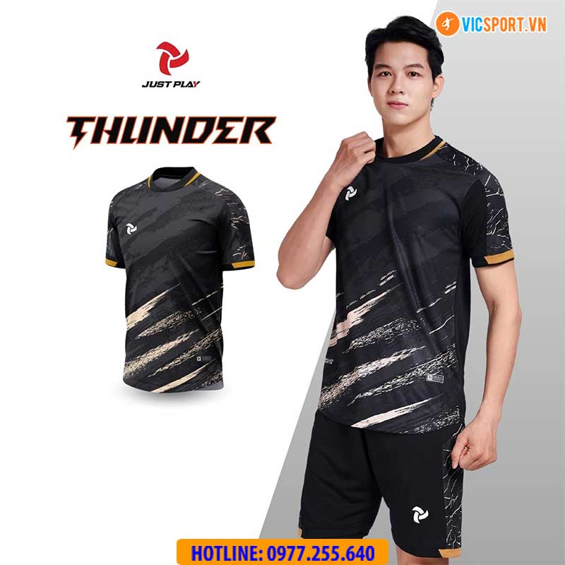Áo đá banh không logo Justplay Thunder - Hình ảnh 39