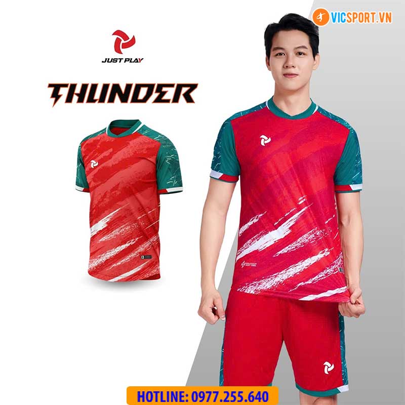Áo đá banh không logo Justplay Thunder - Hình ảnh 43