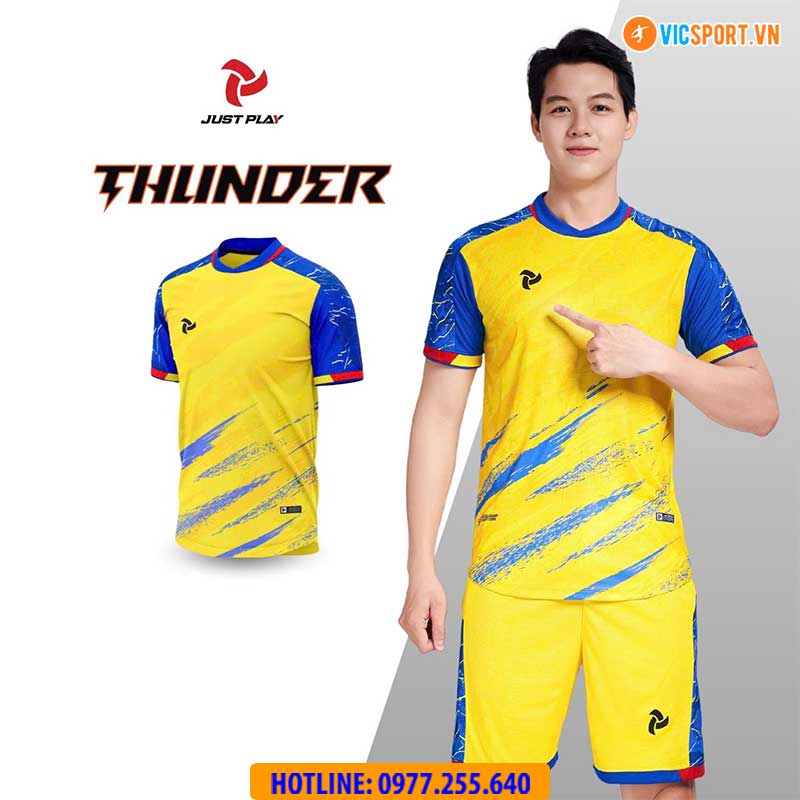 Áo đá banh không logo Justplay Thunder - Hình ảnh 45