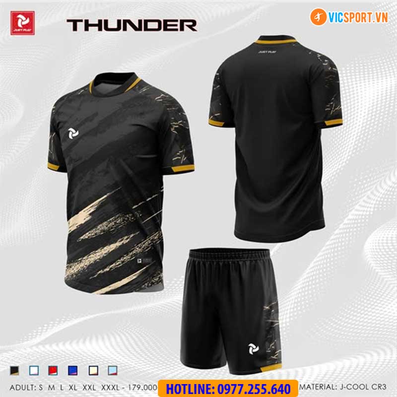 Áo đá banh không logo Justplay Thunder - Hình ảnh 56