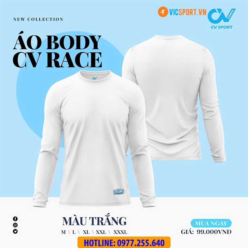 Áo lót body CV Race tay dài - Hình ảnh 7