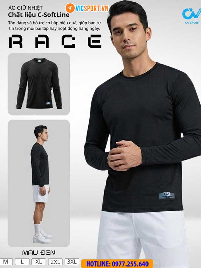 Áo lót body CV Race tay dài - Hình ảnh 15