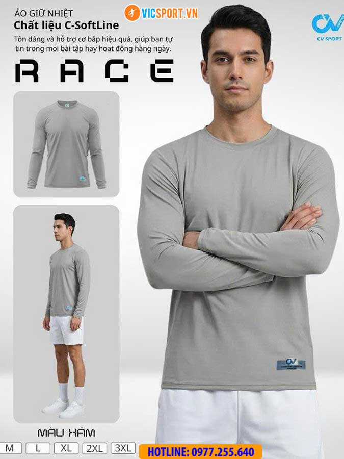 Áo lót body CV Race tay dài - Hình ảnh 13