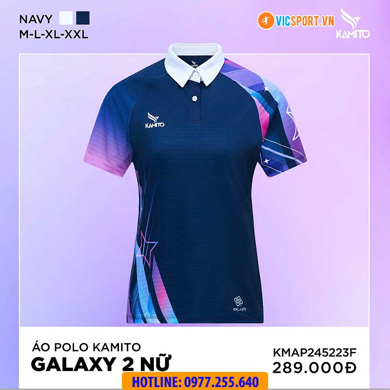 Áo polo thể thao Kamito Galaxy 2 chính hãng - Hình ảnh 8