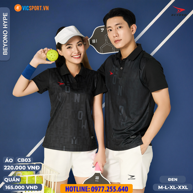 Áo cầu lông nam nữ đa năng Beyono Hype CB03 - Hình ảnh 4