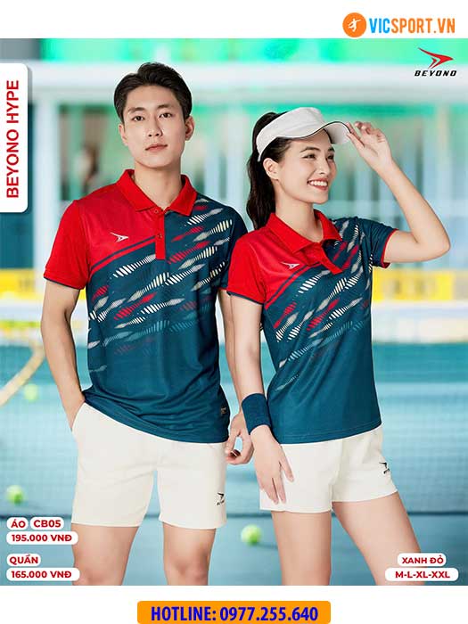 Áo cầu lông nam nữ đa năng Beyono Hype CB05 - Hình ảnh 9