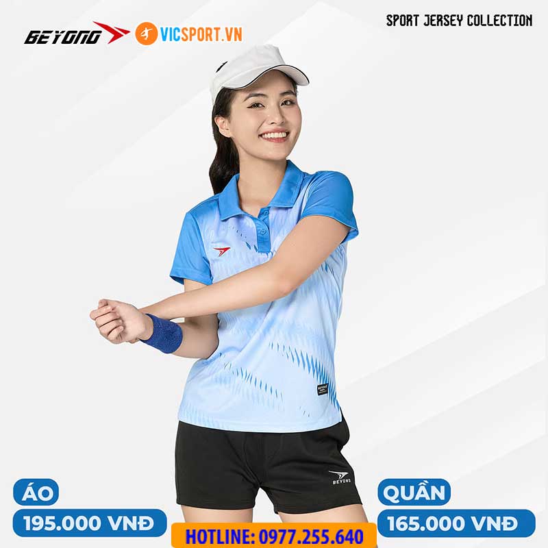Áo cầu lông nam nữ đa năng Beyono Hype CB07 - Hình ảnh 2