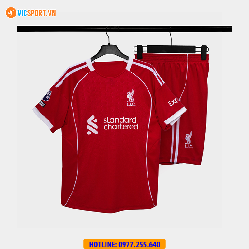 Áo đá banh trẻ em Strivend Clb Liverpool mùa giải 2025-2026 - Hình ảnh 10