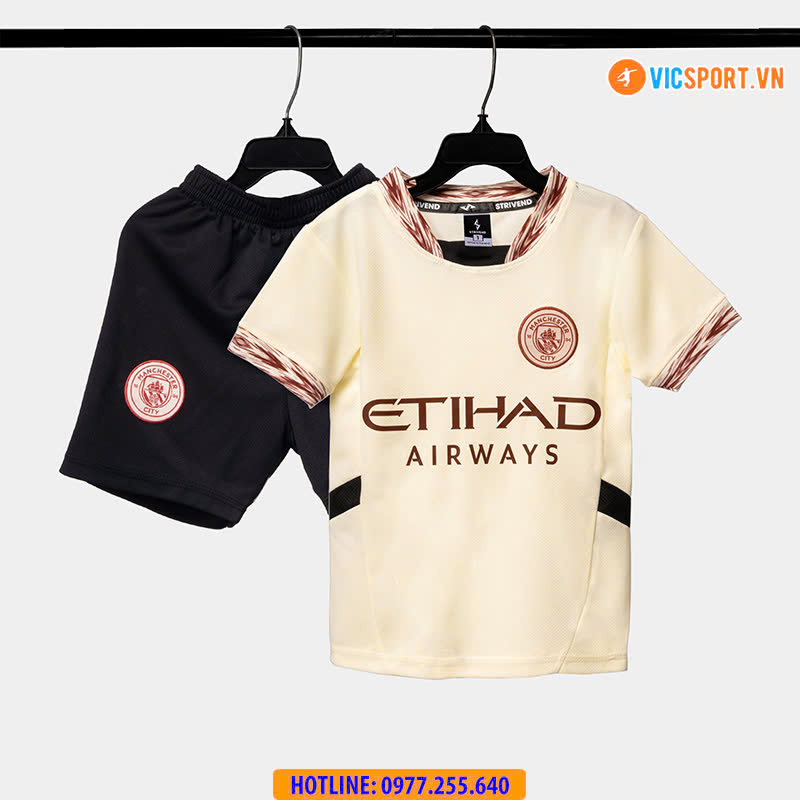 Áo đá banh trẻ em Strivend Clb Man City mùa giải 2025-2026 - Hình ảnh 15