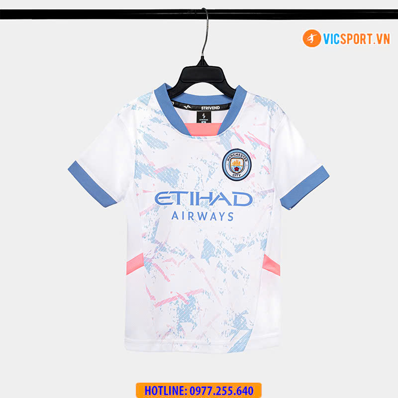 Áo đá banh trẻ em Strivend Clb Man City mùa giải 2025-2026 - Hình ảnh 8