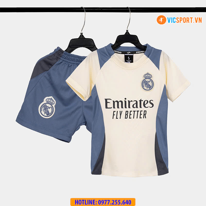 Áo đá banh trẻ em Strivend Clb Real Madrid mùa giải 2024-2025 - Hình ảnh 8