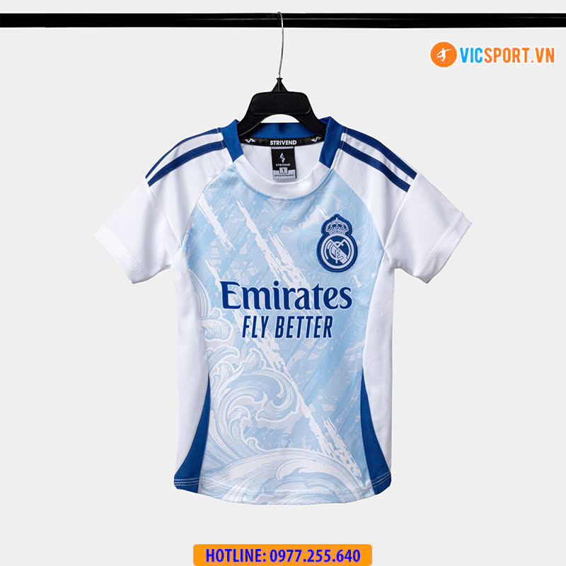 Áo đá banh trẻ em Strivend Clb Real Madrid mùa giải 2024-2025 - Hình ảnh 24