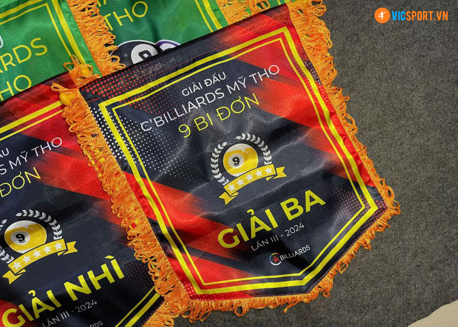 Cờ bầu lưu niệm - cờ giải (thiết kế theo yêu cầu) - Hình ảnh 44