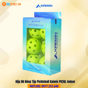 Hộp bóng pickleball Kaiwin PK26L indoor (6 quả)