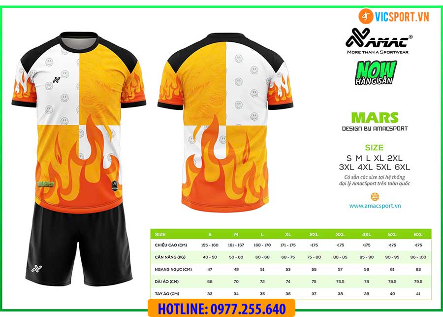 Áo đá banh thiết kế Amac Mars - Hình ảnh 13