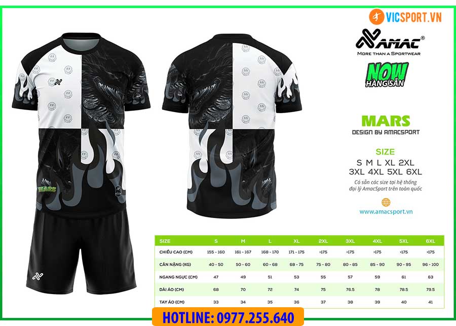 Áo đá banh thiết kế Amac Mars - Hình ảnh 14