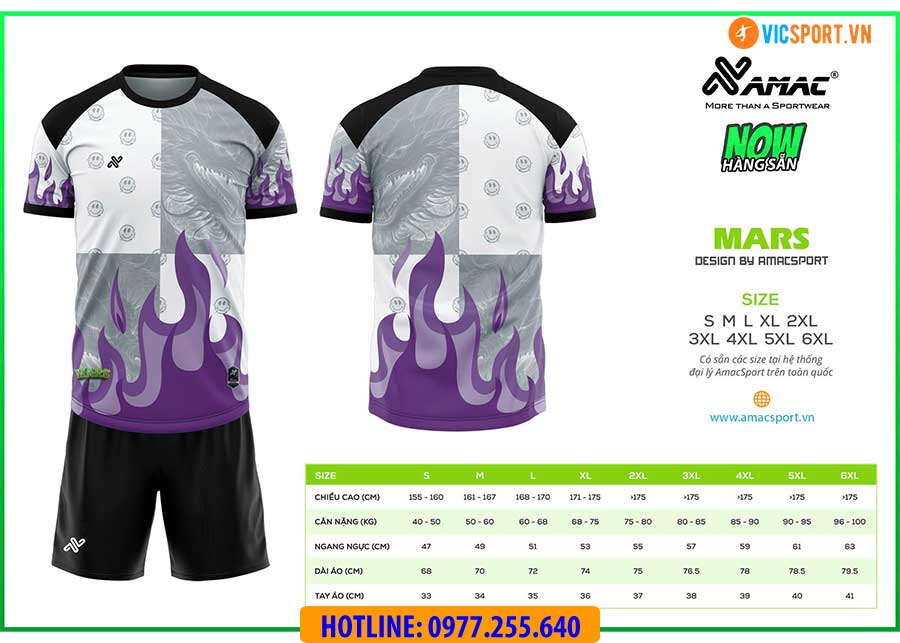 Áo đá banh thiết kế Amac Mars - Hình ảnh 12