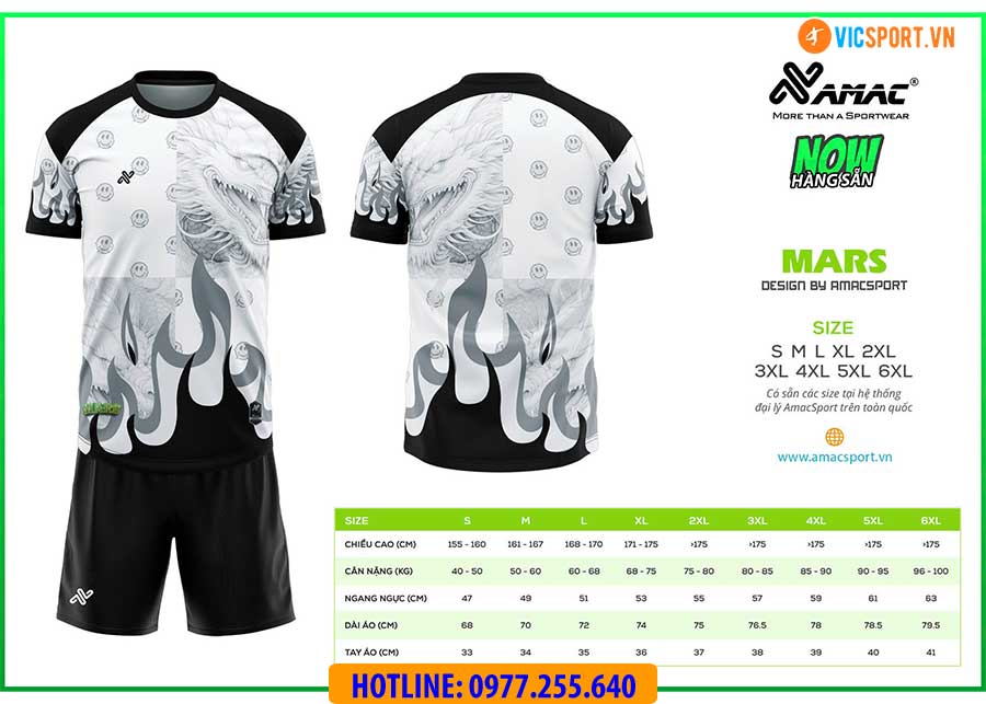 Áo đá banh thiết kế Amac Mars - Hình ảnh 11