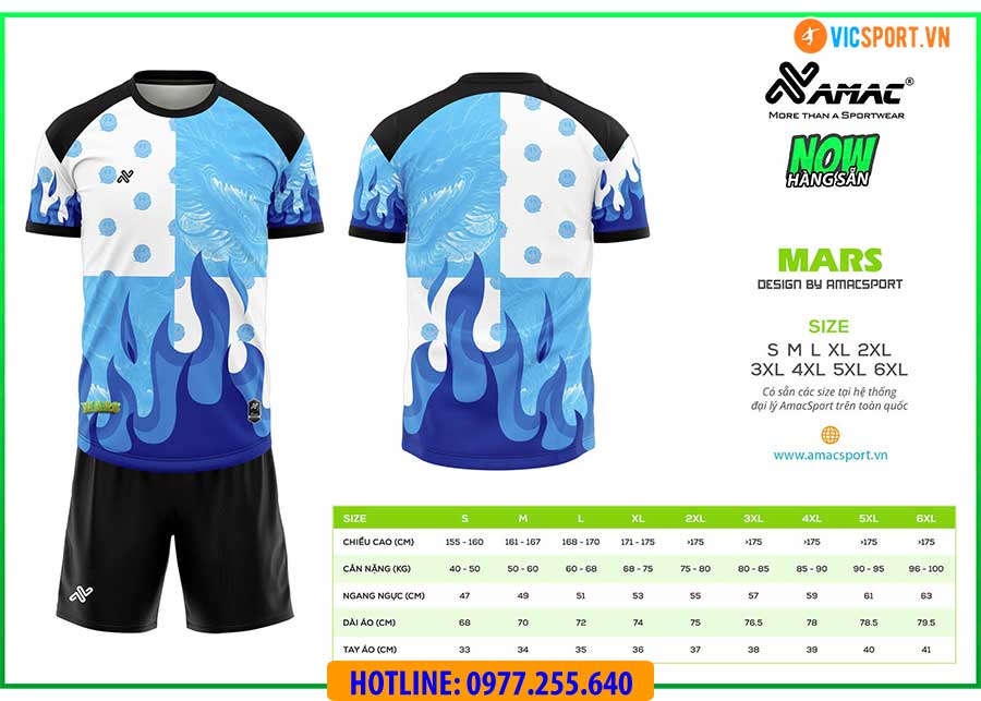 Áo đá banh thiết kế Amac Mars - Hình ảnh 16