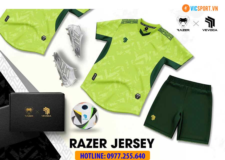 Áo đá banh không logo Vevoca Razer - Hình ảnh 16