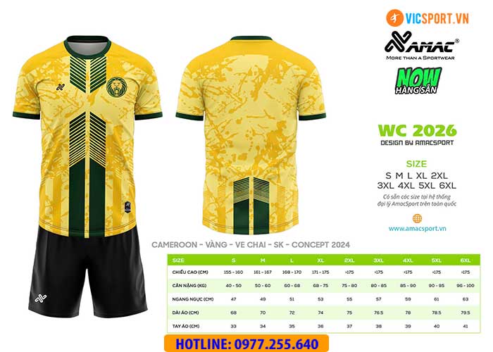 Áo đá banh thiết kế đội tuyển quốc gia Amac WC 2026 - Hình ảnh 8