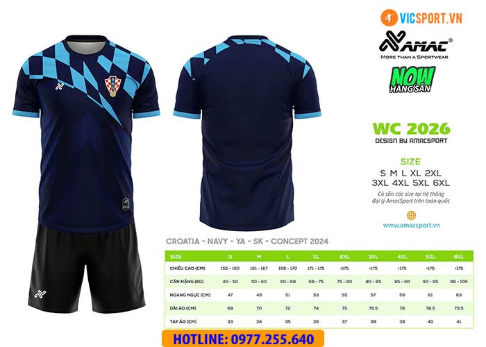 Áo đá banh thiết kế đội tuyển quốc gia Amac WC 2026 - Hình ảnh 11