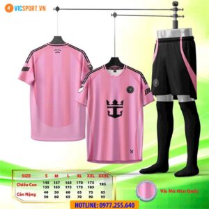 Áo đá banh Clb Inter Miami mùa giải 2025-2026 vải mè
