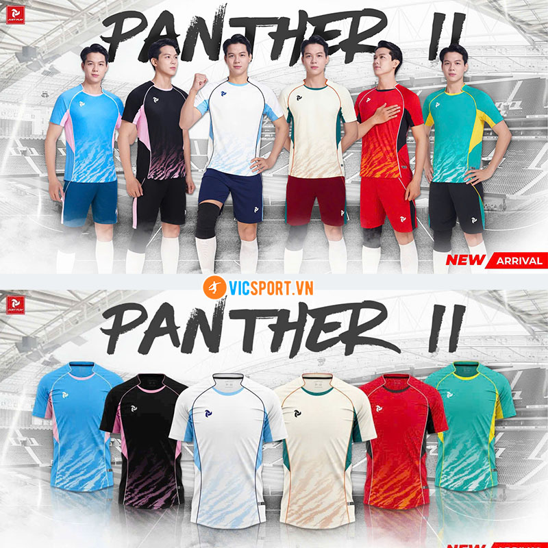 Áo đá banh không logo Justplay Panther 2
