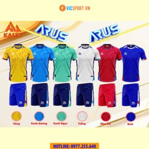 Áo đá banh không logo Kalix Arus
