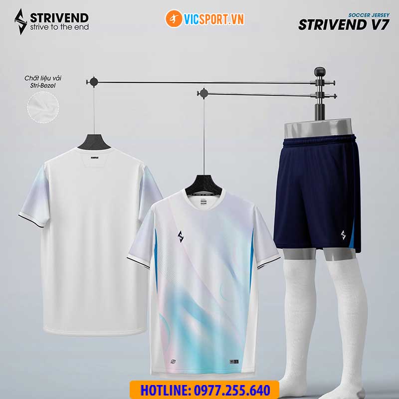 Áo đá banh không logo Strivend V7 Galaxy - Hình ảnh 9