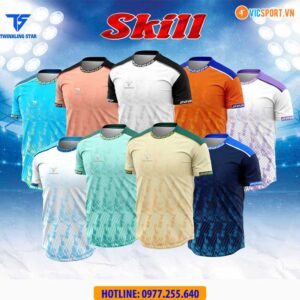 Áo đá banh không logo Twinkling Star Skill