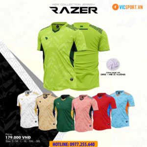 Áo đá banh không logo Vevoca Razer