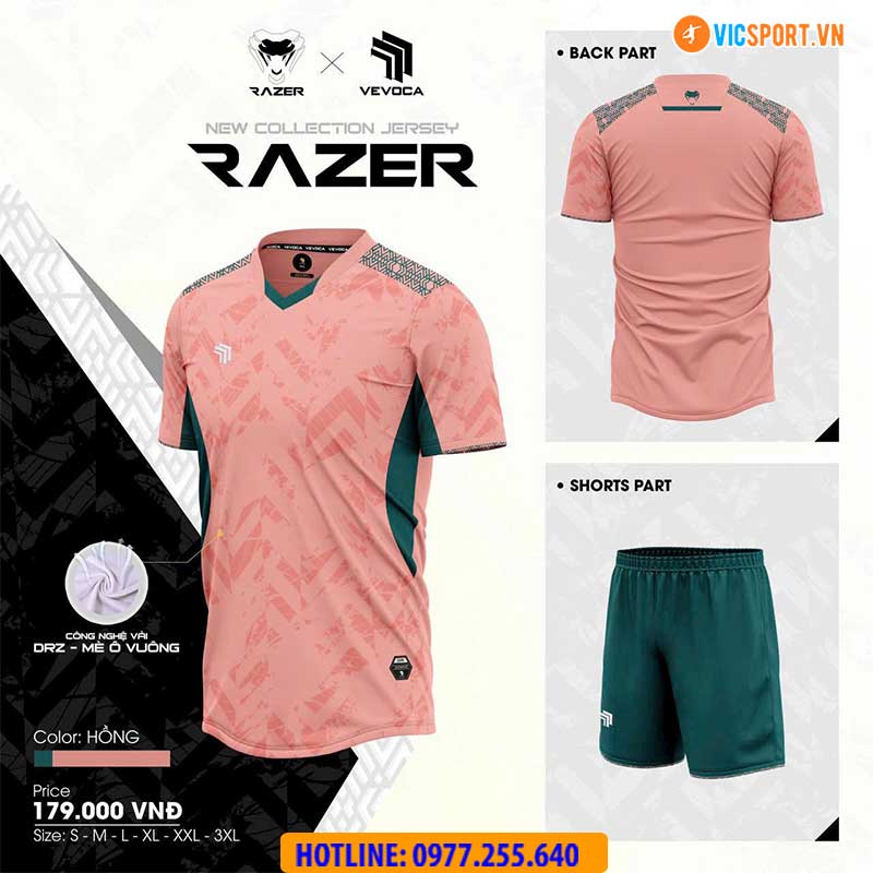 Áo đá banh không logo Vevoca Razer - Hình ảnh 6