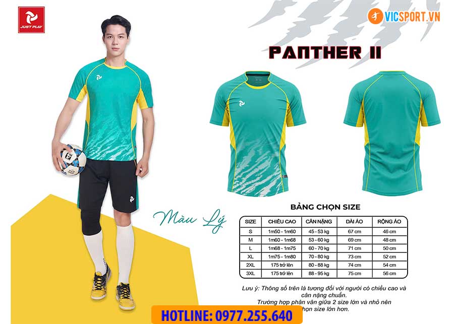Áo đá banh không logo Justplay Panther 2 - Hình ảnh 36
